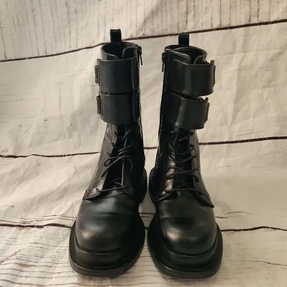 Paloma Barcelo Tyson Combat Boot Size 38
